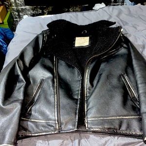 Zara Ashy black biker jacket